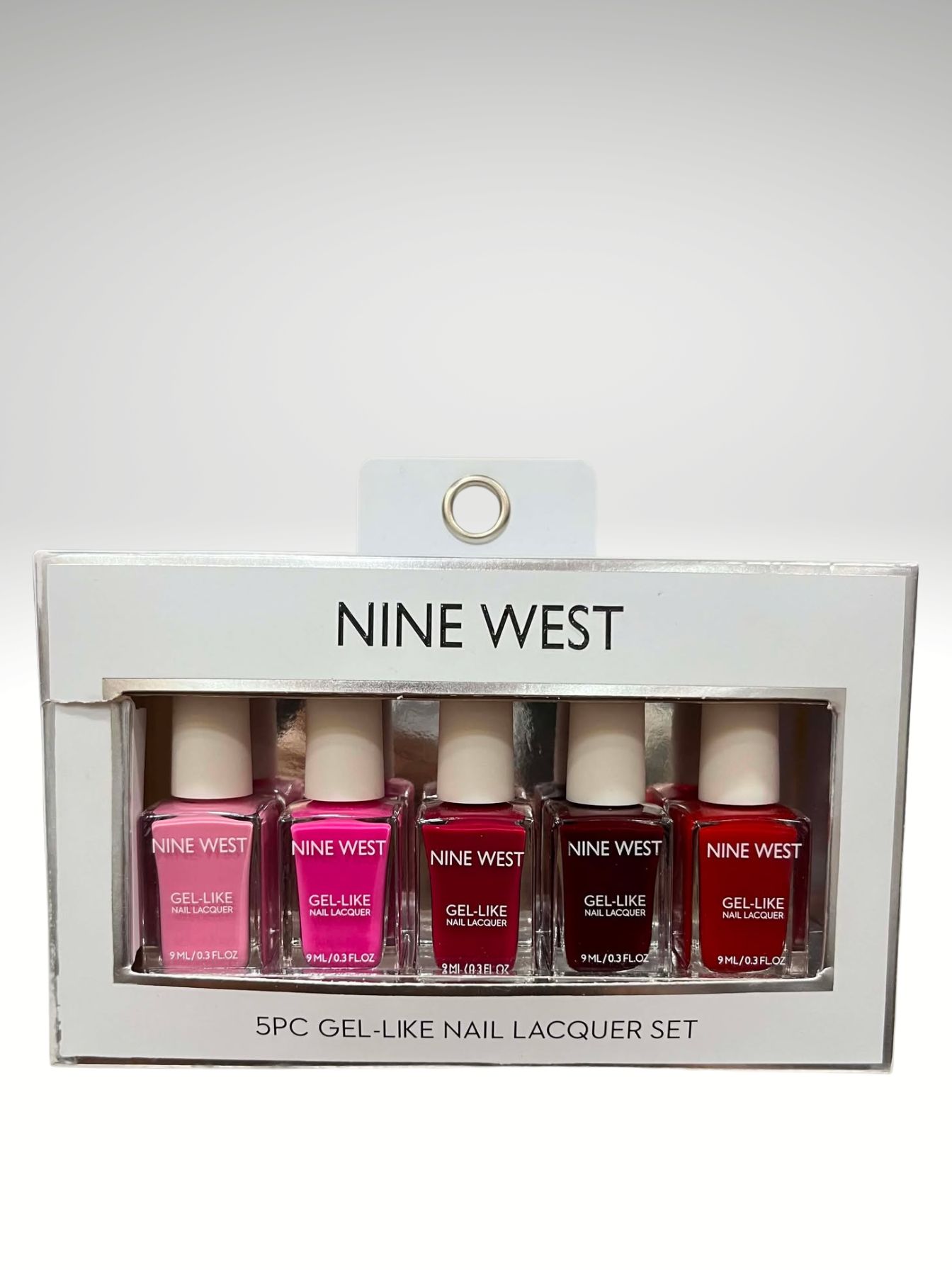 Nine West 5-Piece Gel-like Nail Lacquer Set 9mL Each Item 0001