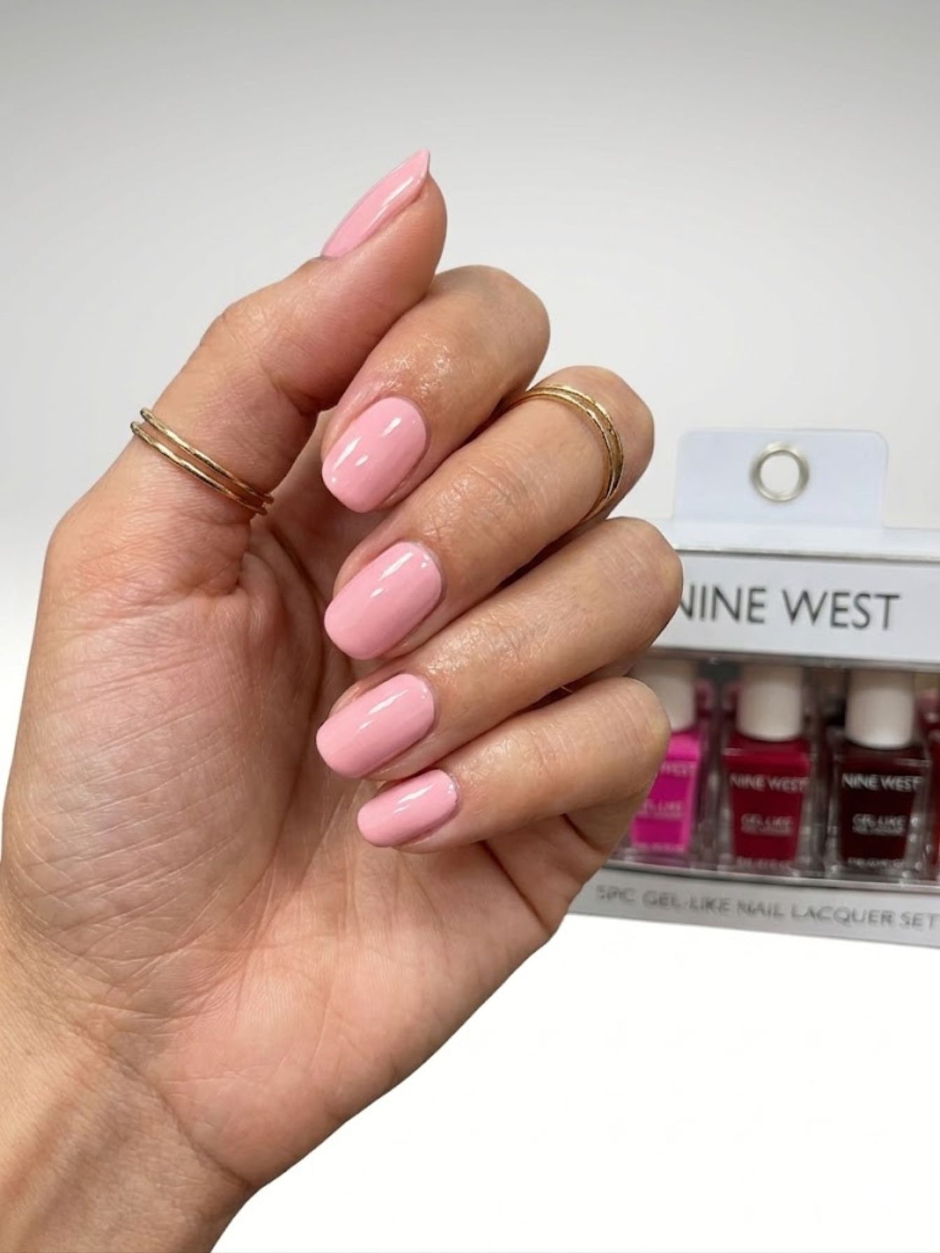 Nine West 5-Piece Gel-like Nail Lacquer Set 9mL Each Item 0001 - Image 3