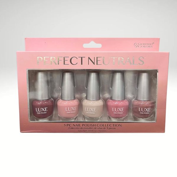 Giordano Colors Perfect Neutrals 5-piece Nail Polish Set Item 0008