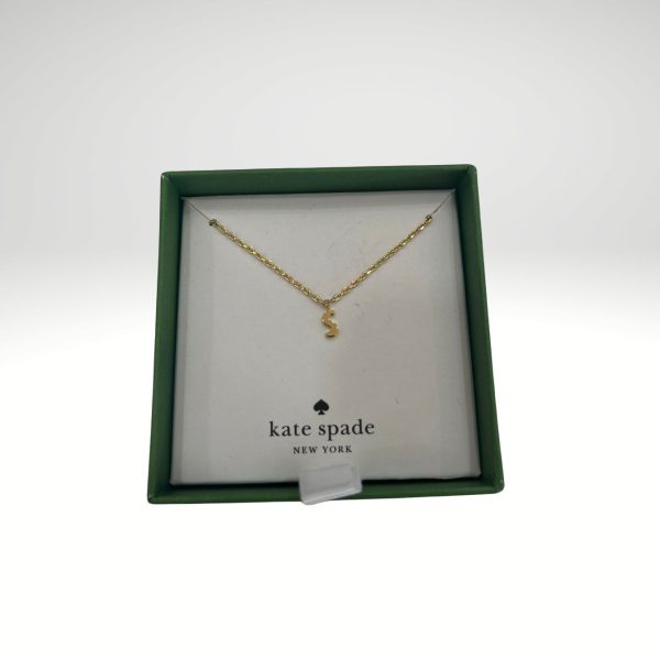 Kate Spade New York One In A Million “S” Initial Pendant Necklace Item #5045