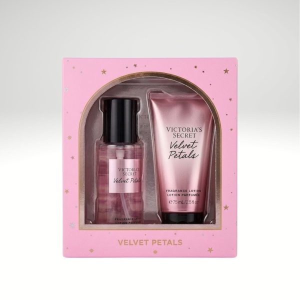 Victoria's Secret Velvet Petals Travel Size Mist & Lotion Set Item #9000