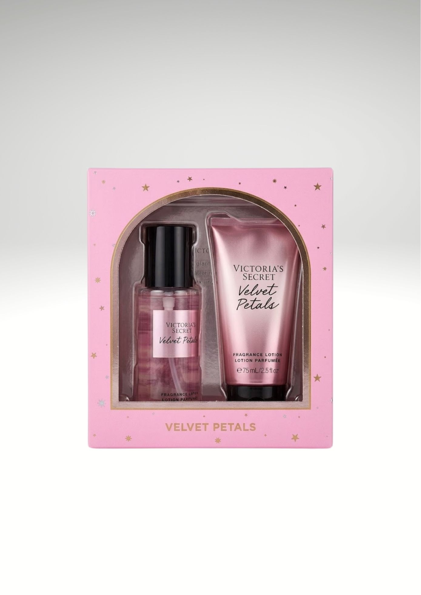 Victoria's Secret Velvet Petals Travel Size Mist & Lotion Set Item #9000