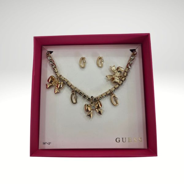 Guess Earrings and Necklace in Box Item #5043