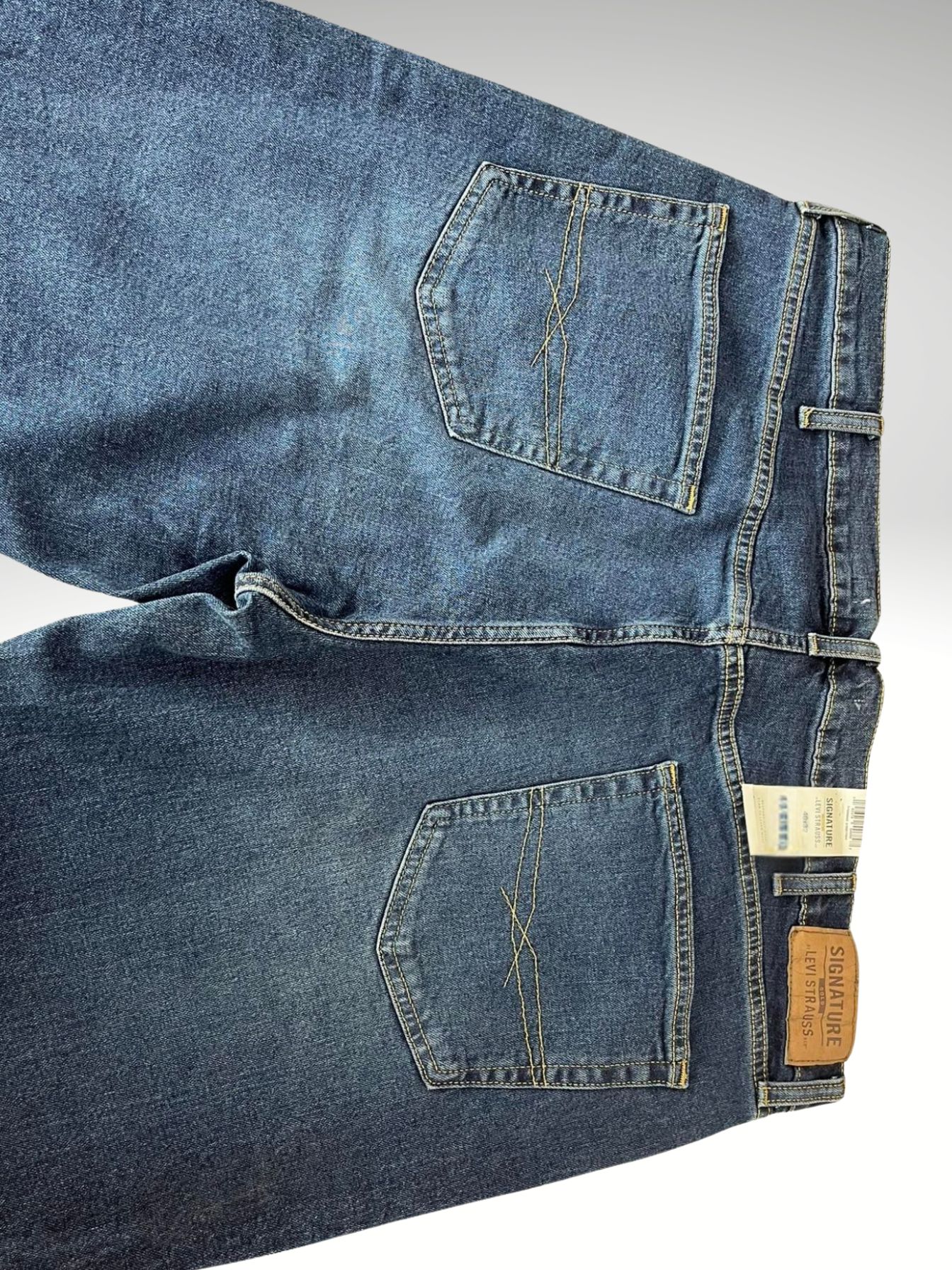 Signature Levi's Strauss & CO Men's Jeans Blue Wash Bootcut 40 x 32 Item #2022 - Image 4