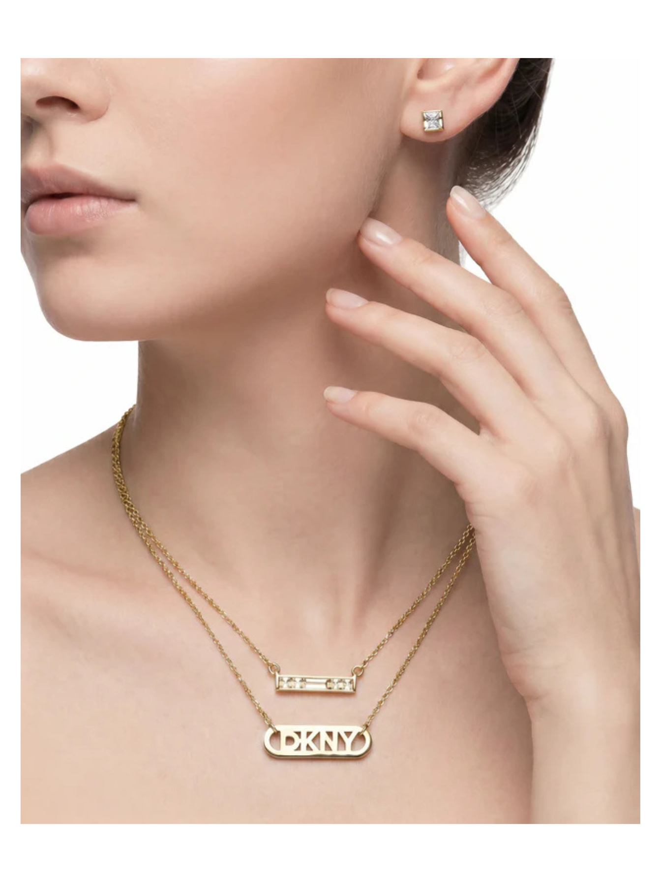 DKNY Necklace and Earring Set Item #5035 - Image 3