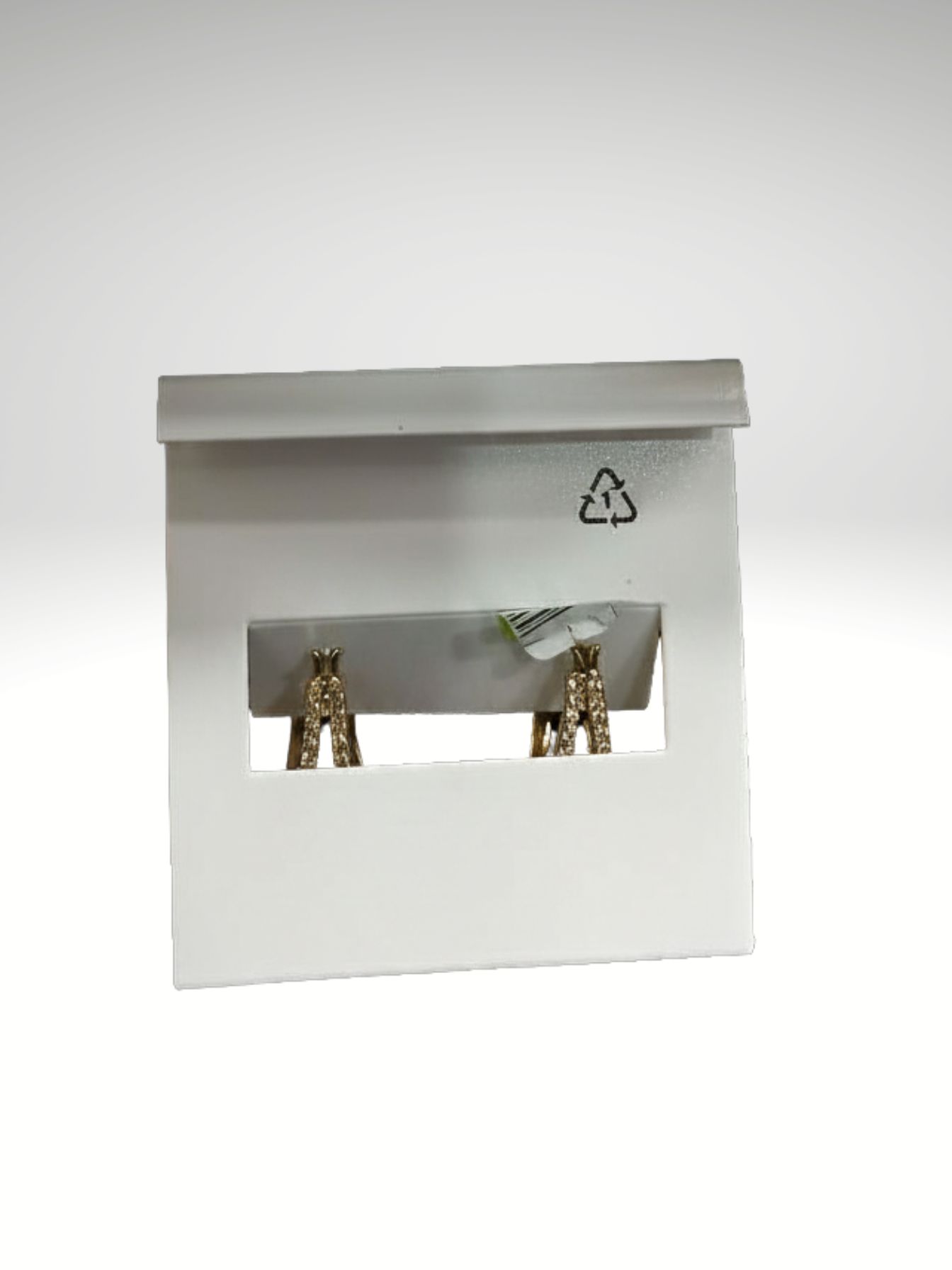 Karl Lagerfeld Paris Pearl Crystal Drop Earrings Item #5051 - Image 2