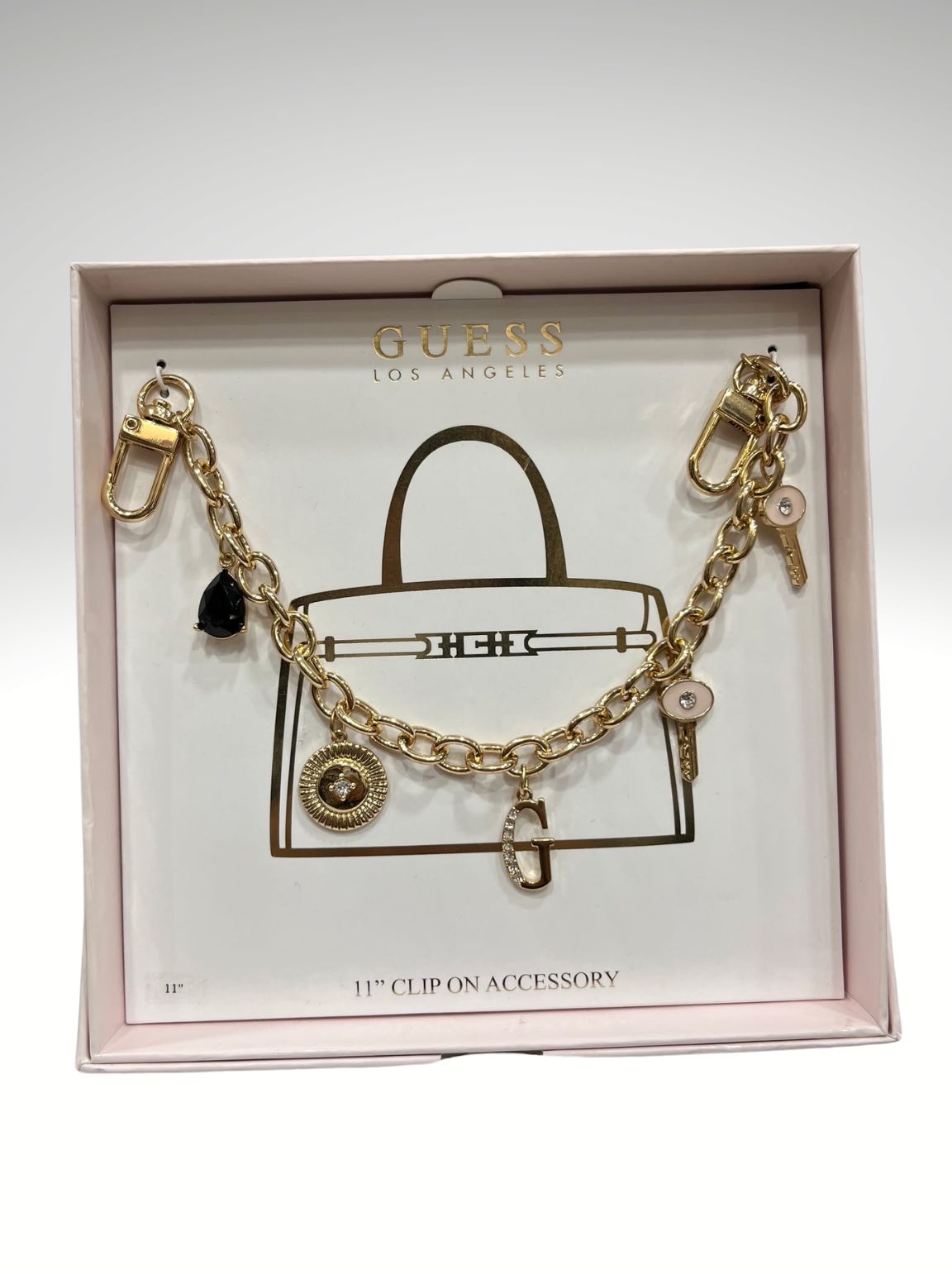Guess Los Angeles 11" Clip-on Accessory G & Keys Item #5041