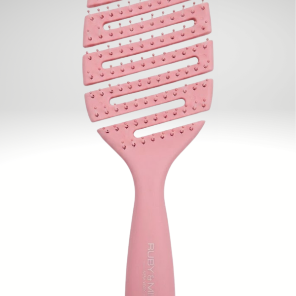 Ruby & Millie New York Vented Hair Brush Soft Pink Item #5055