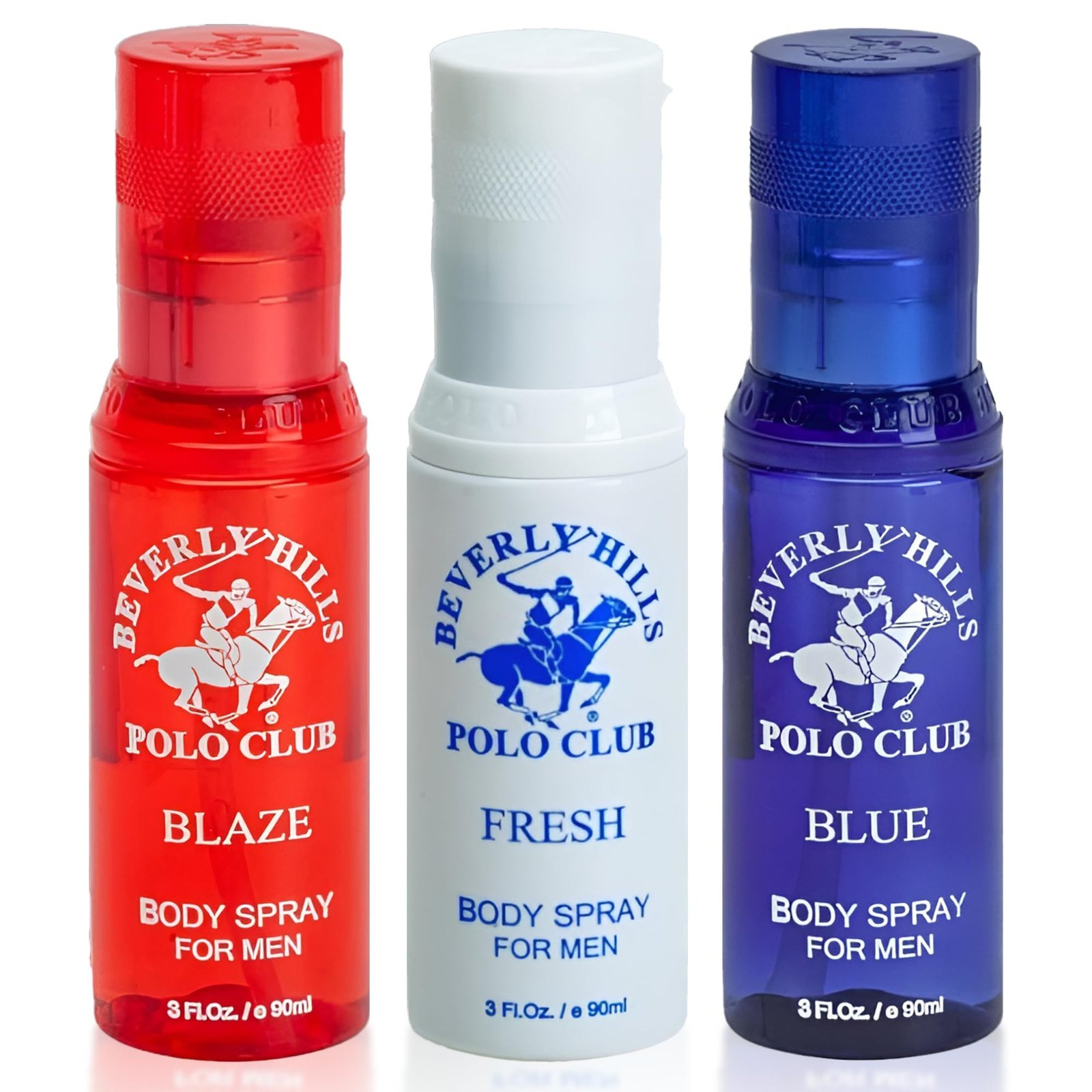 Beverly Hills POLO CLUB NATURAL Deodorant Spray 3pc Set - Image 2