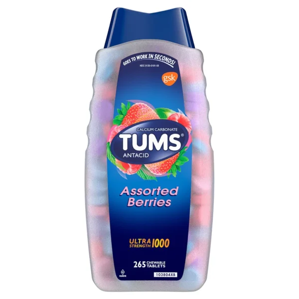 TUMS Antacid Ultra Strength, 265 Chewable Tablets Item #4041
