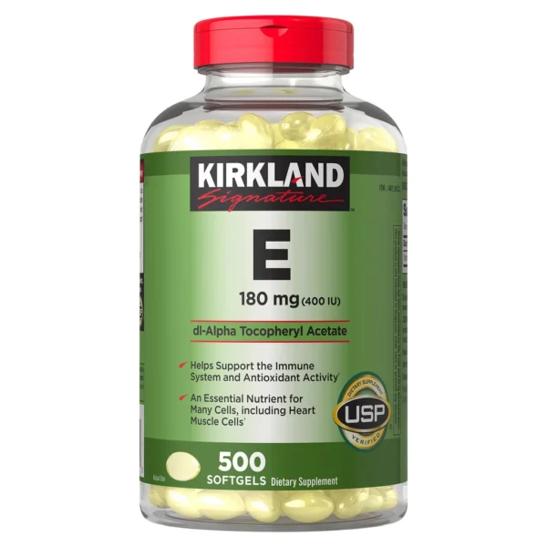 Kirkland Signature Vitamin E 180 mg., 500 Softgels