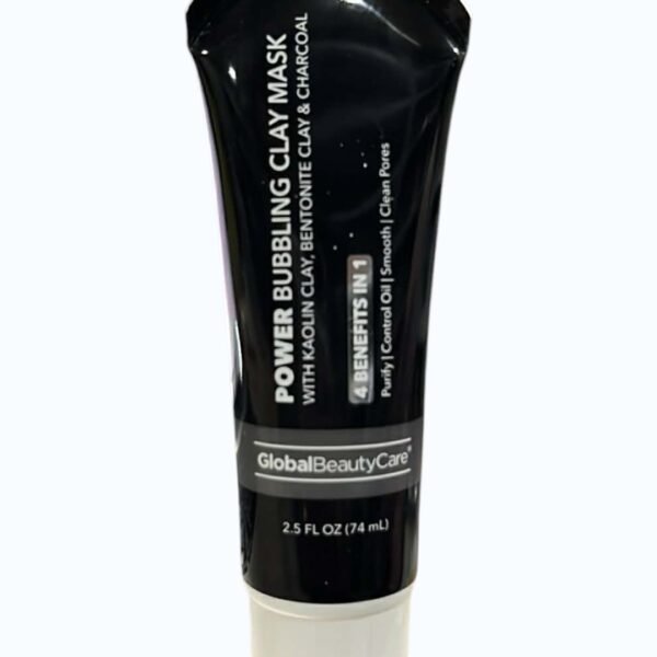 GLOBAL BEAUTY CARE POWER BUBBLING CLAY MASK WITH KAOLIN CLAY,BENTONITE, AND CHARCOAL 74ml