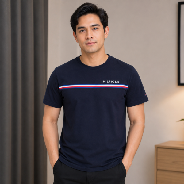 Tommy Hilfiger Shirt Navyblue XL Item #2060