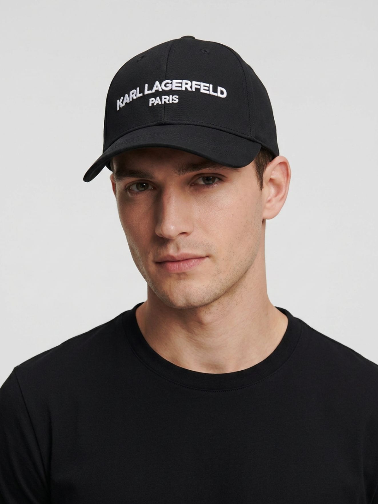 Karl Lagerfeld Paris Black Baseball Cap Item #2044 - Image 5