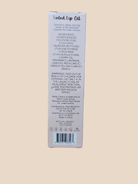 MARIE CLAIRE TINTED LIP OIL CHERRY OIL INFUSED - Image 3