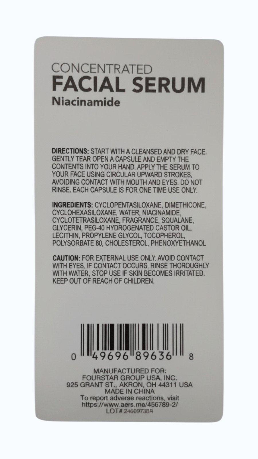 BPURE CONCENTRATED NIACINAMIDE FACIAL SERUM 10 CAPSULES - Image 3
