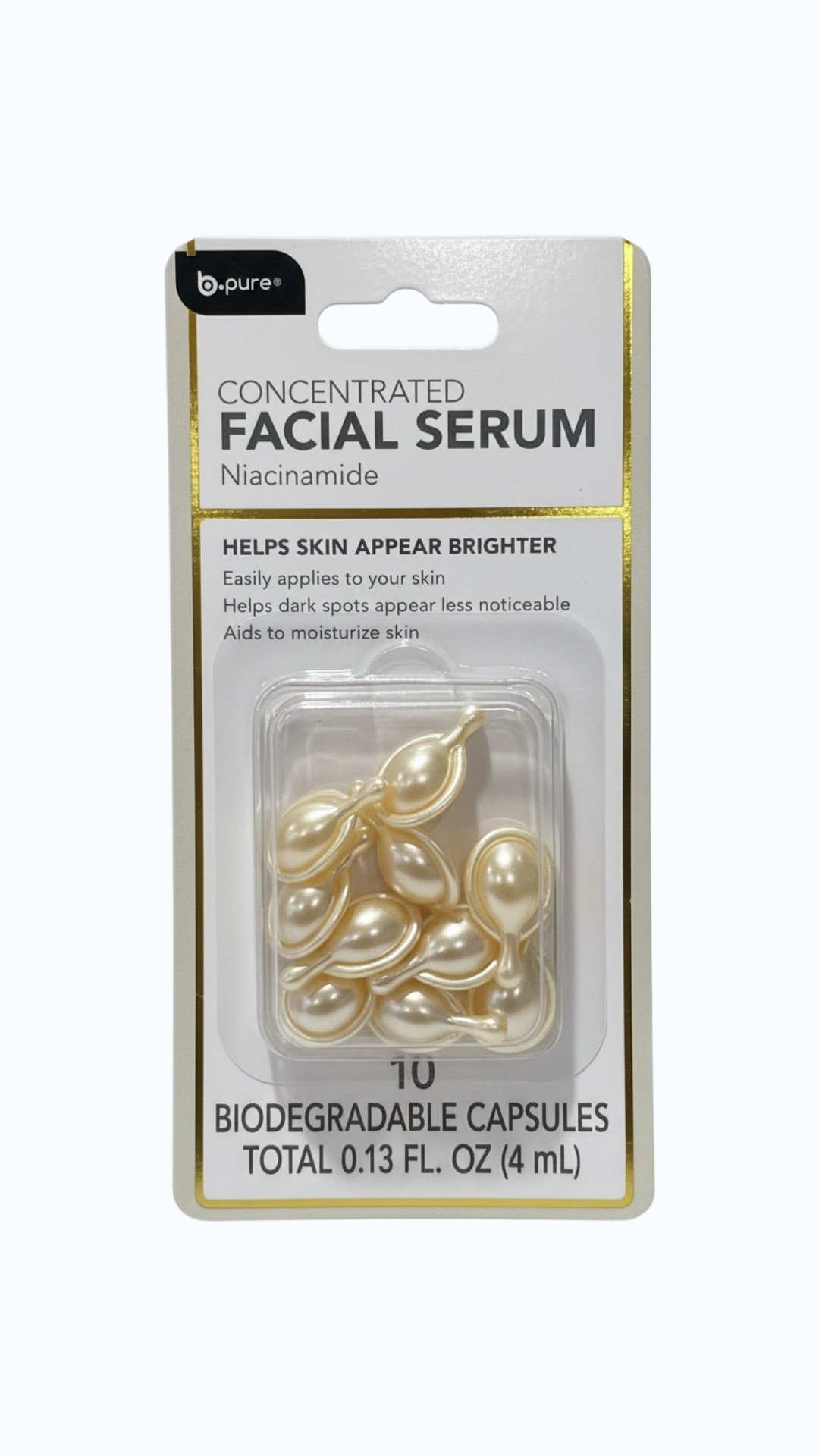 BPURE CONCENTRATED NIACINAMIDE FACIAL SERUM 10 CAPSULES