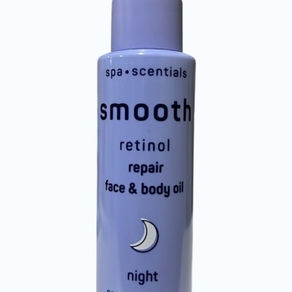 SPA SCENTIALS SMOOTH RETINOL REPAIR NIGHT FACE AND BODY OIL 95ml SSS-414