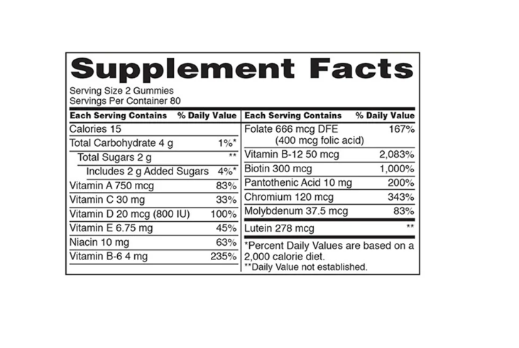 Kirkland Signature Adult Multivitamin, 320 Gummies - Image 4