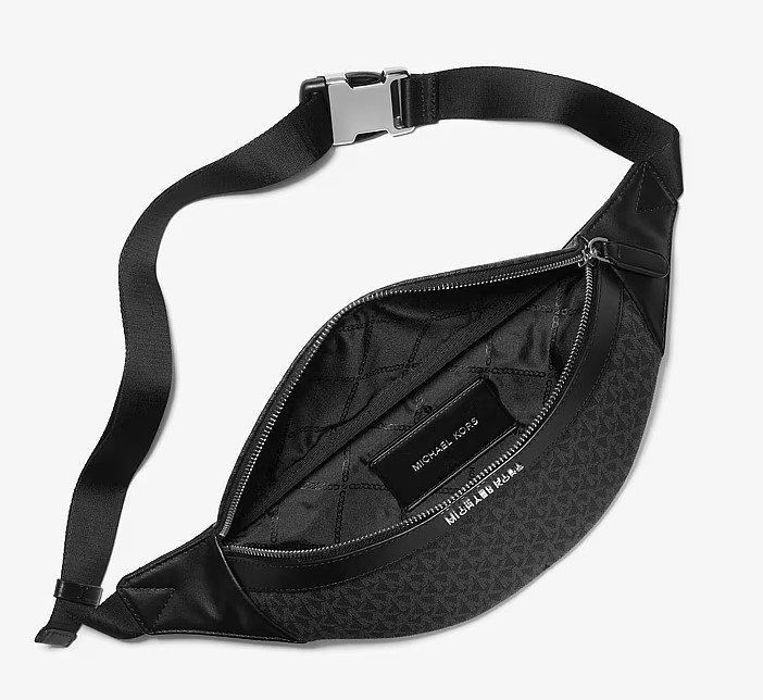 Michael Kors Jet Set Mens Belt Bag Black - Image 2