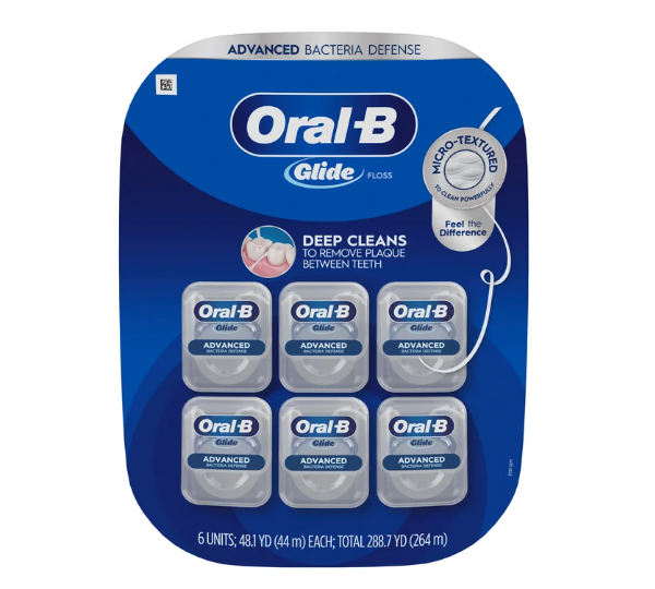 Oral-B Glide Advanced Multi-Protection Floss, 6-pack Item #3046