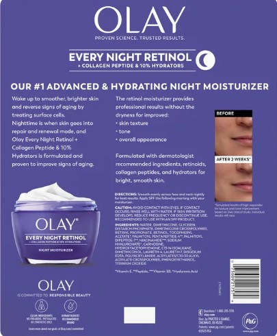Olay Every Night Retinol, 1.7 oz, 2-pack Item #3028 - Image 2