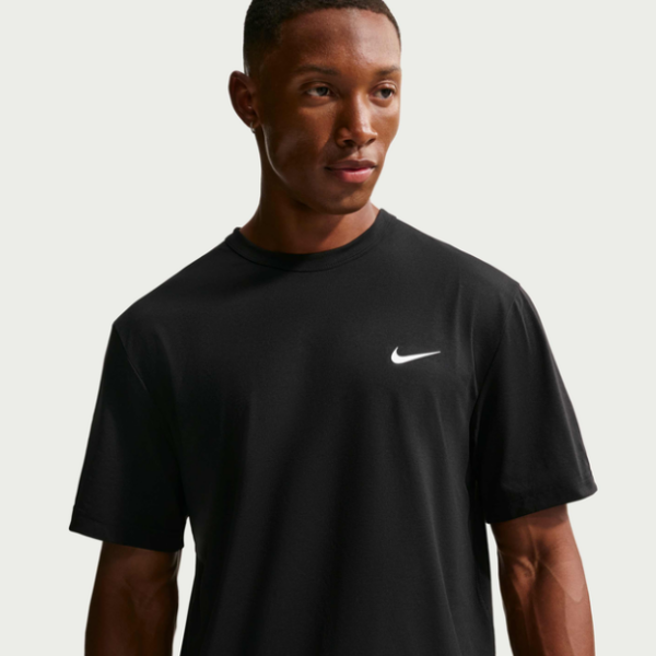 Nike Hyverse Men’s Dri-FIT UV Short-sleeve Versatile Top Black Item #2064