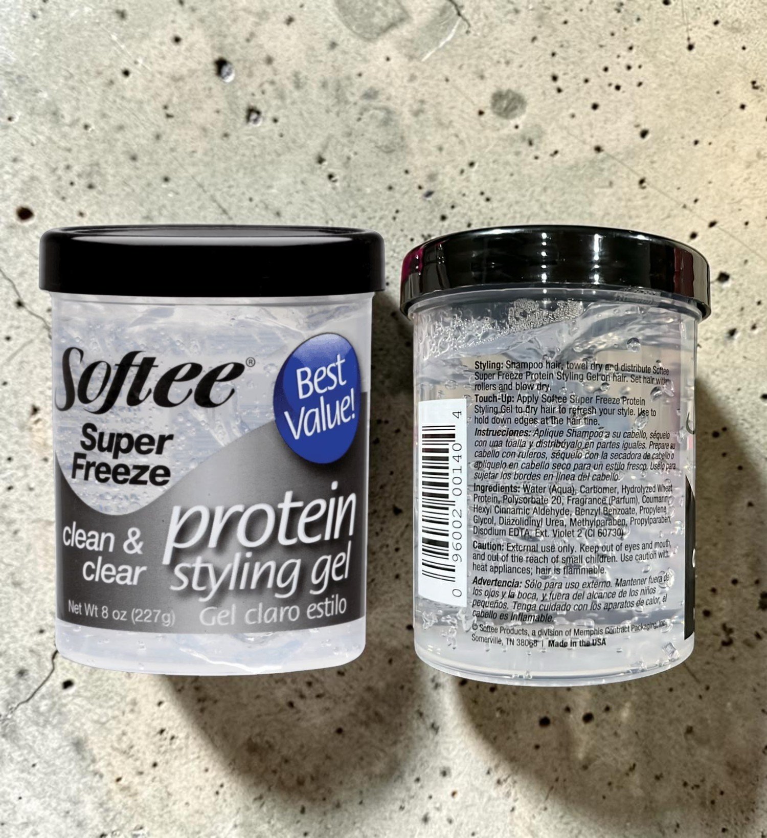 SOFTEE SUPER FREEZE STYLING GEL 227G SS-140