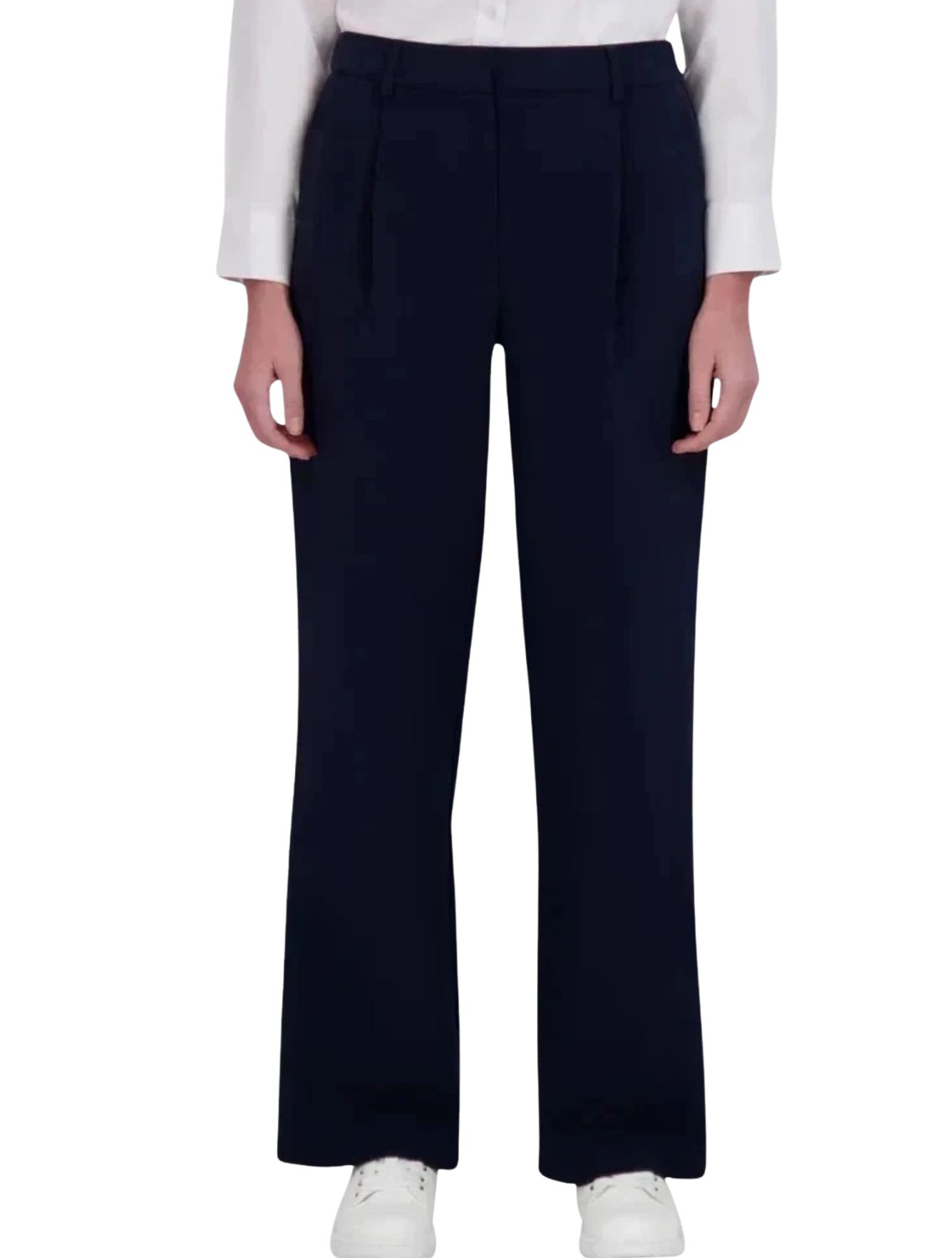 DKNY Pleated Womens Trousers Size 10 Item #2042 - Image 9