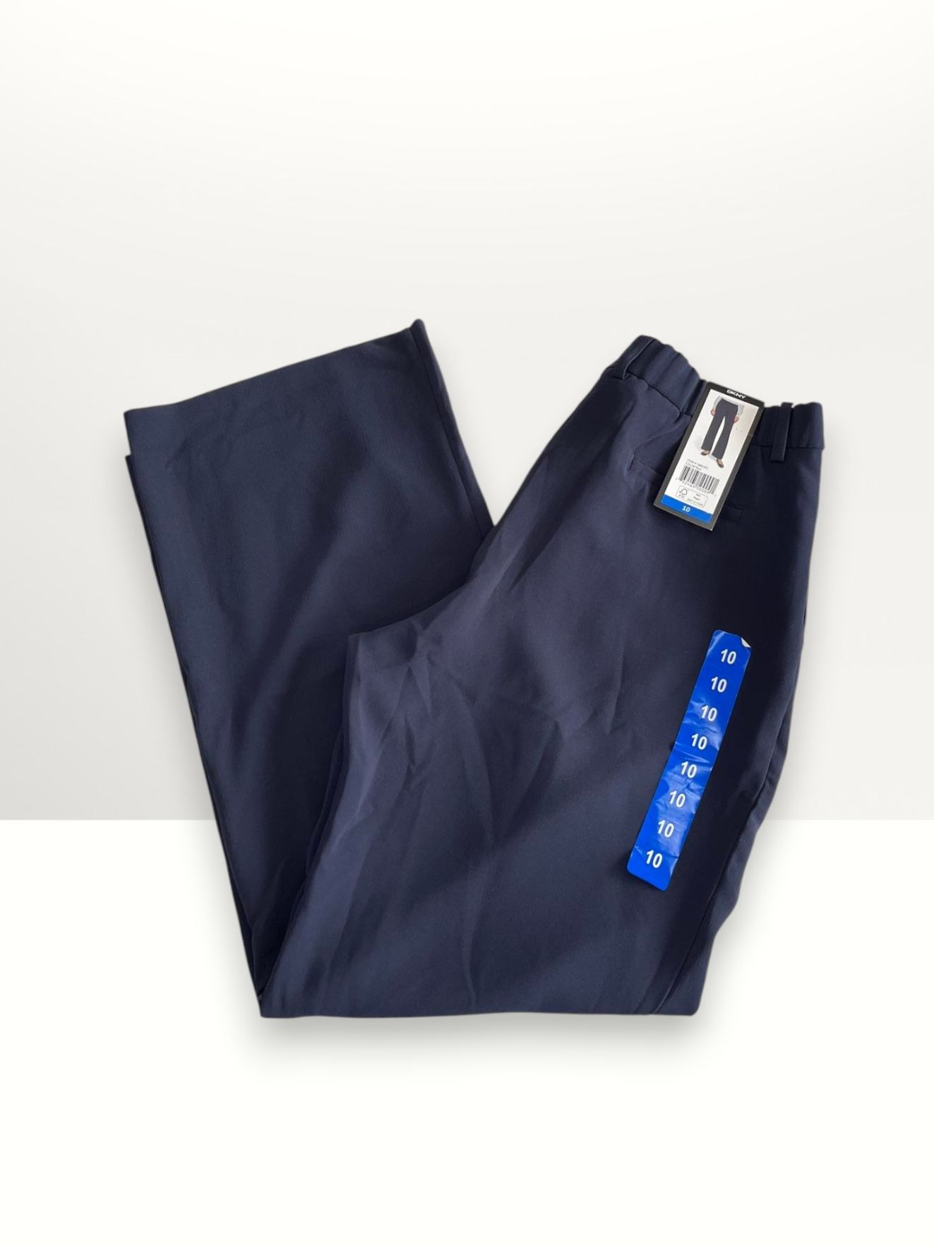 DKNY Pleated Womens Trousers Size 10 Item #2042 - Image 5