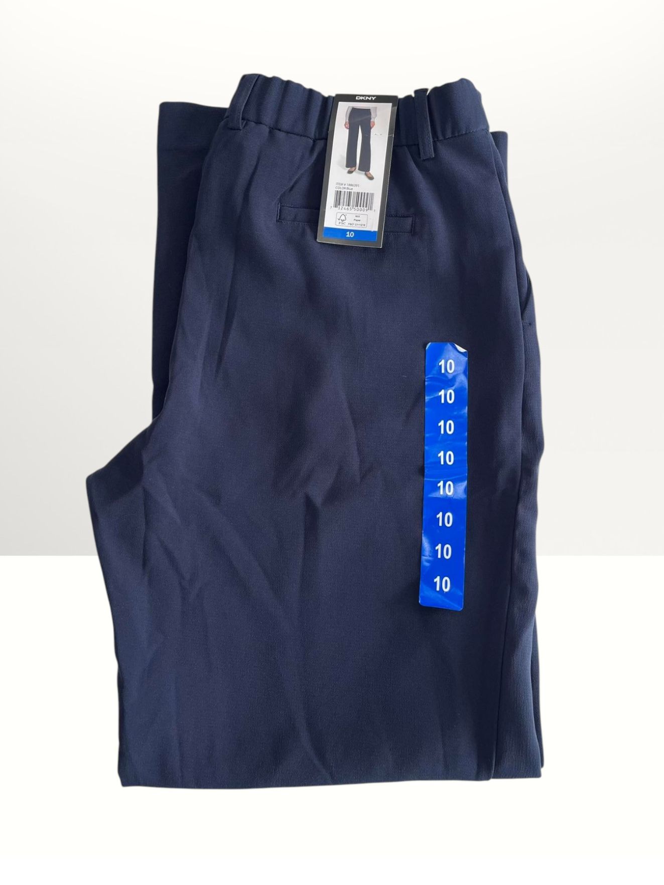 DKNY Pleated Womens Trousers Size 10 Item #2042 - Image 7