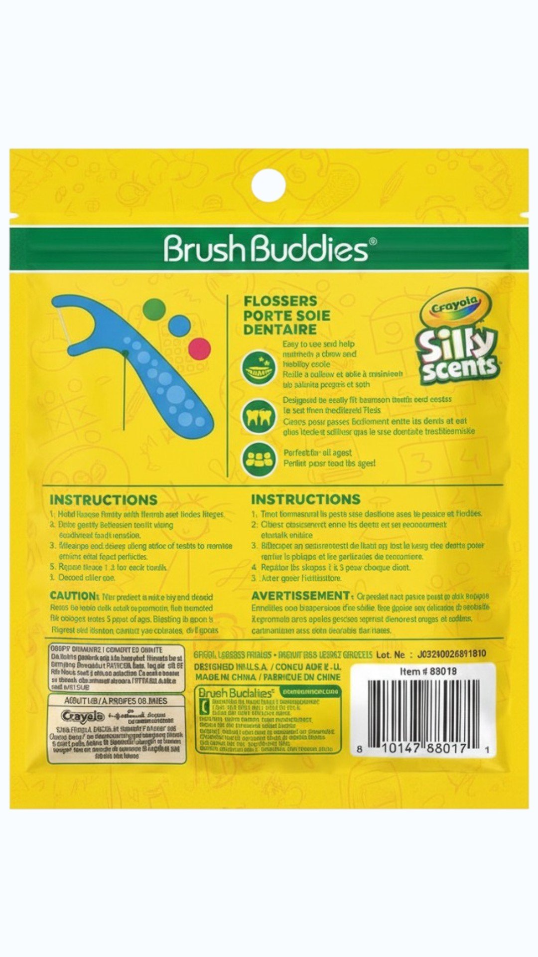 BRUSH BUDDIES FLOSSERS 45PCS - Image 2