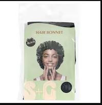 HAIR BONNET BLACK HB-649