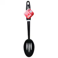 MCCORMICK SOLID TURNER SLOTTED SPOON BLACK