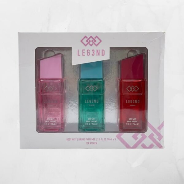 Legend Body Mist For Women Brume Perfumee Gift Set
