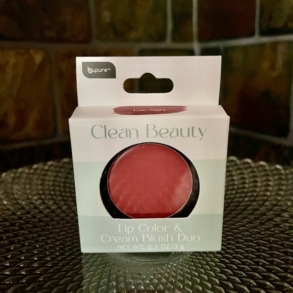 BPURE CLEAN BEAUTY LIP/CREAM BLUSH LATE NIGHT BP-379