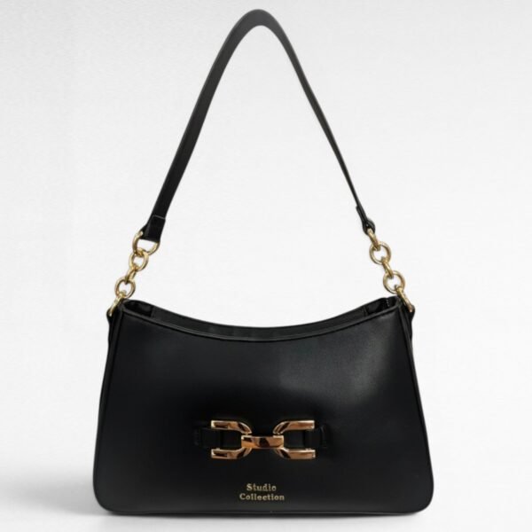 Studio Collection Shoulder Bag Plain Black