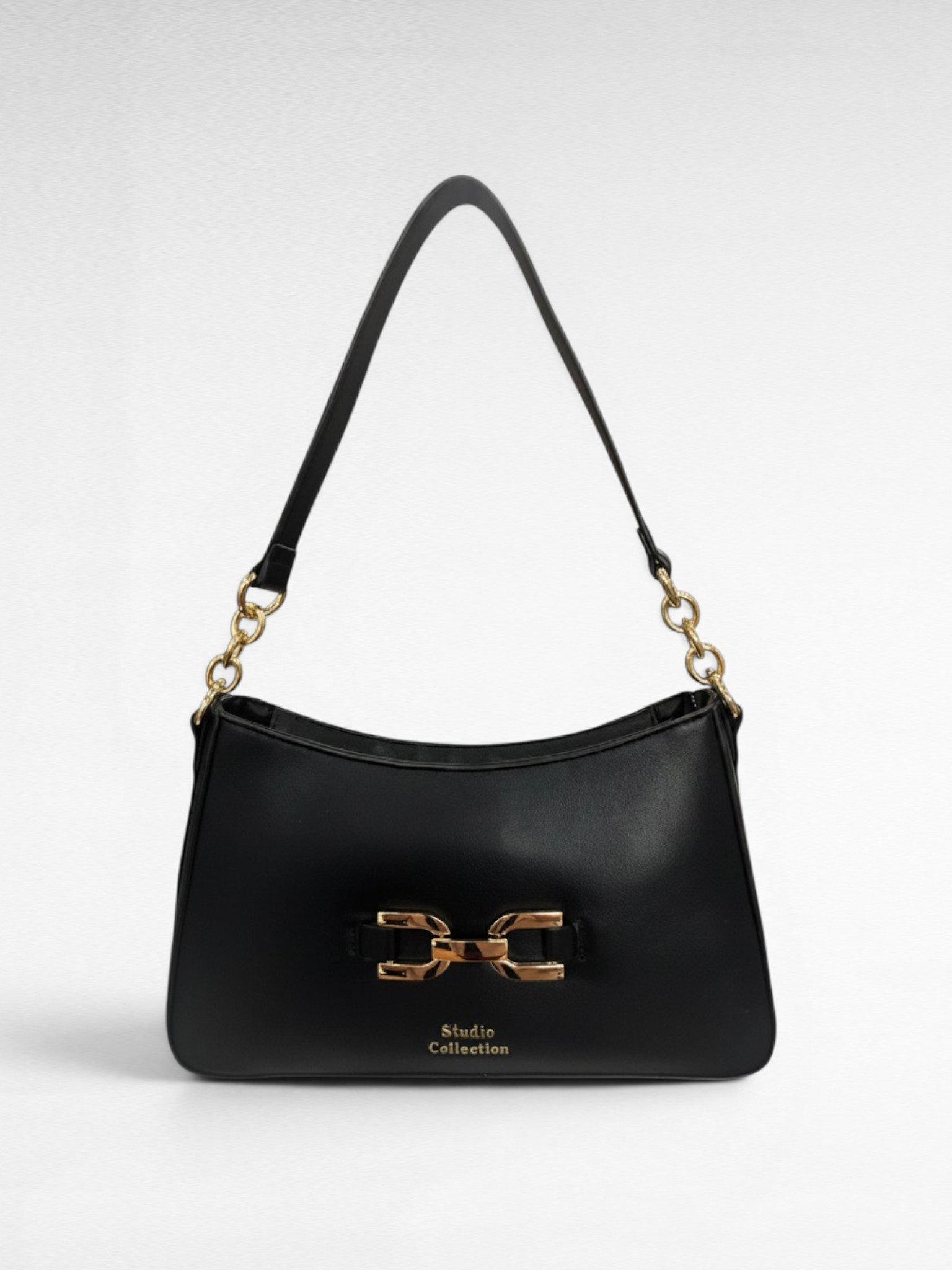 Studio Collection Shoulder Bag Plain Black