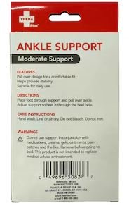 THERA PLUS ANKLE SUPPORT 1PAIR - Image 2