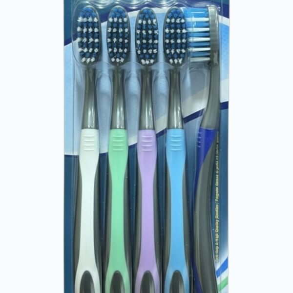 PRO-TEQUE VALUE PACK TOOTHBRUSH MEDIUM BRISTLE 5 PCS