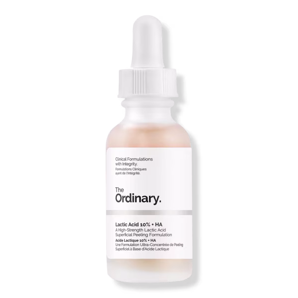 The Ordinary Lactic Acid 10% + HA 2% High-Strength Exfoliating Serum for Uneven Texture Item #3187